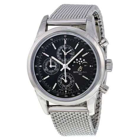 Breitling Transocean Chronograph II Moonphase Automatic Black 